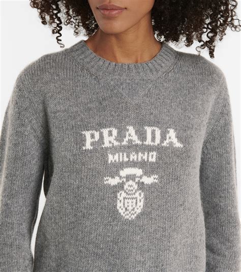 prada pullover grau